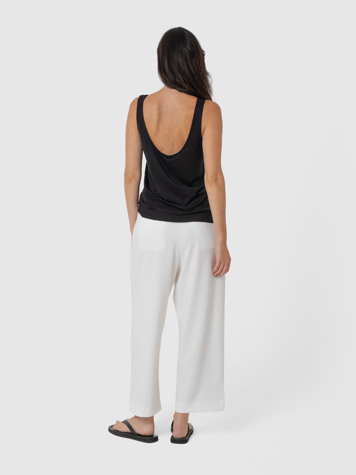 Fred relaxed tank black