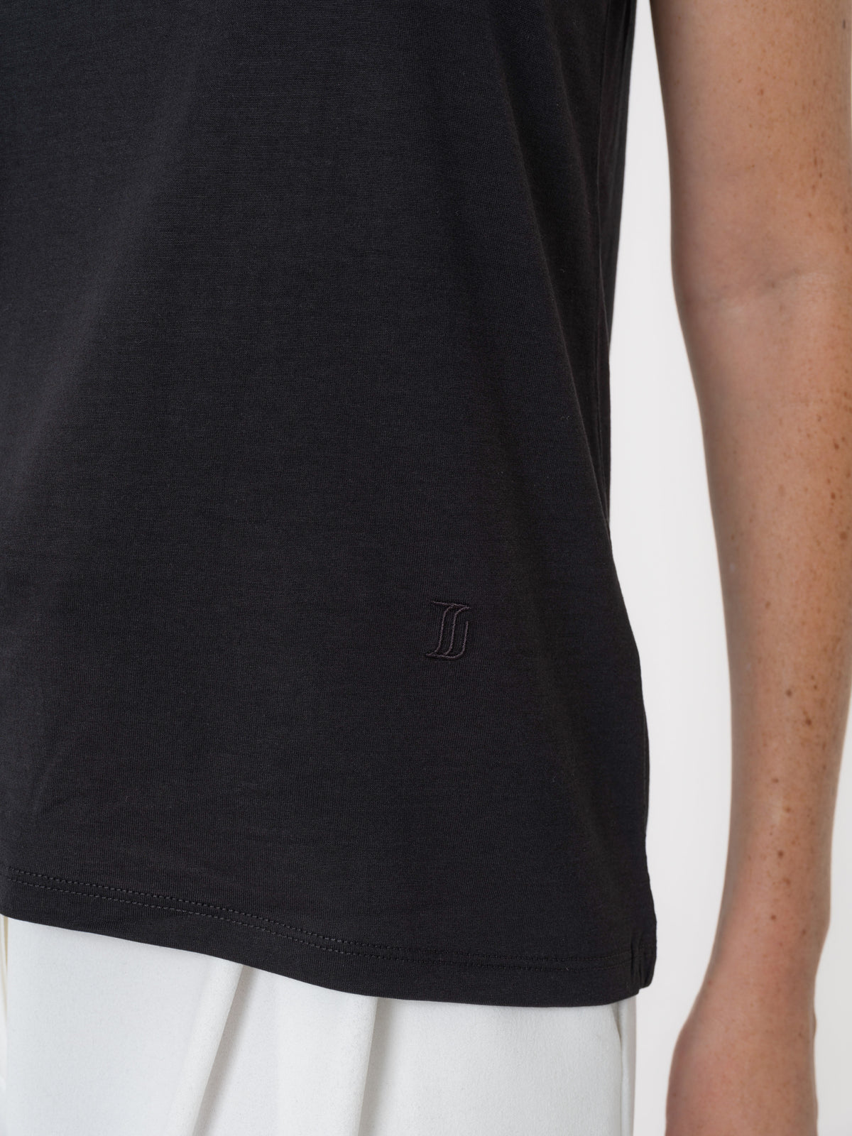 Fred relaxed tank black