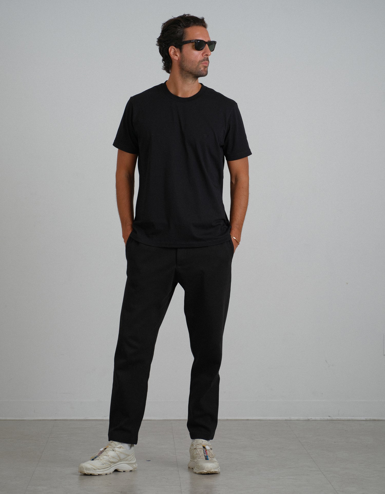 Men T-shirt noir