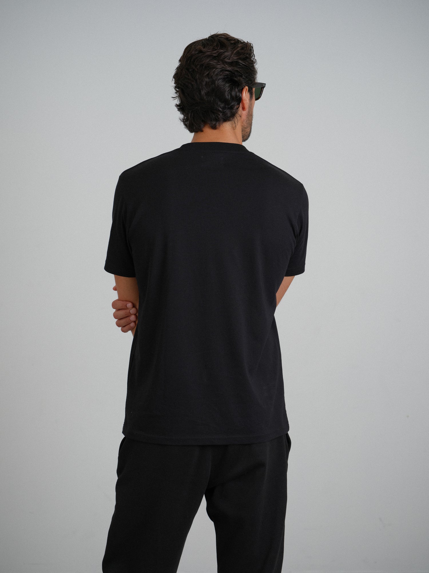 Men T-shirt noir