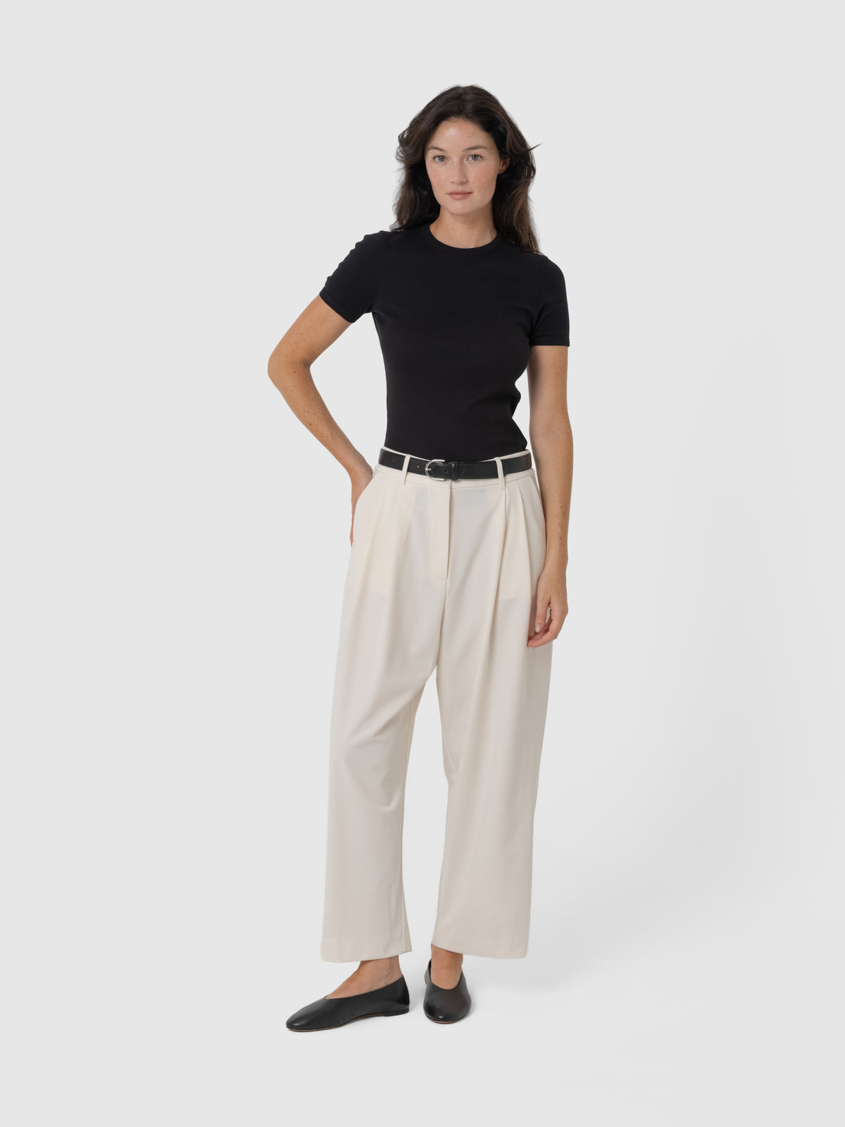 Cream Franck pants
