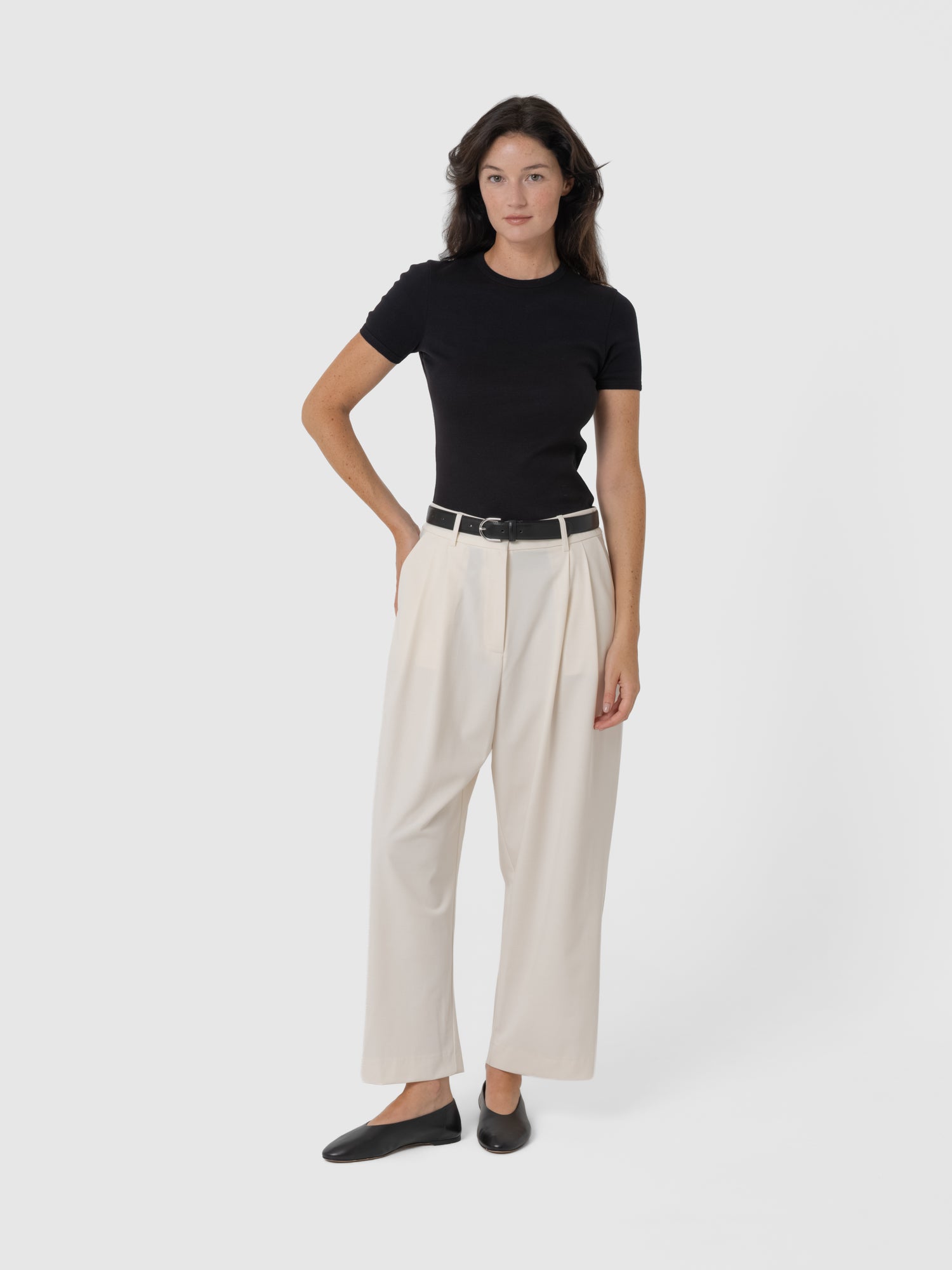 Cream Franck pants