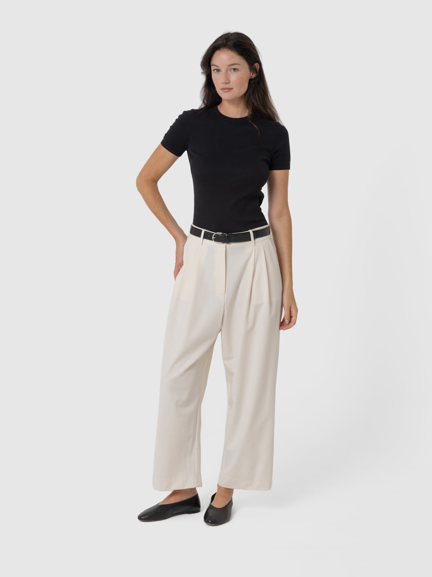 Cream Franck pants