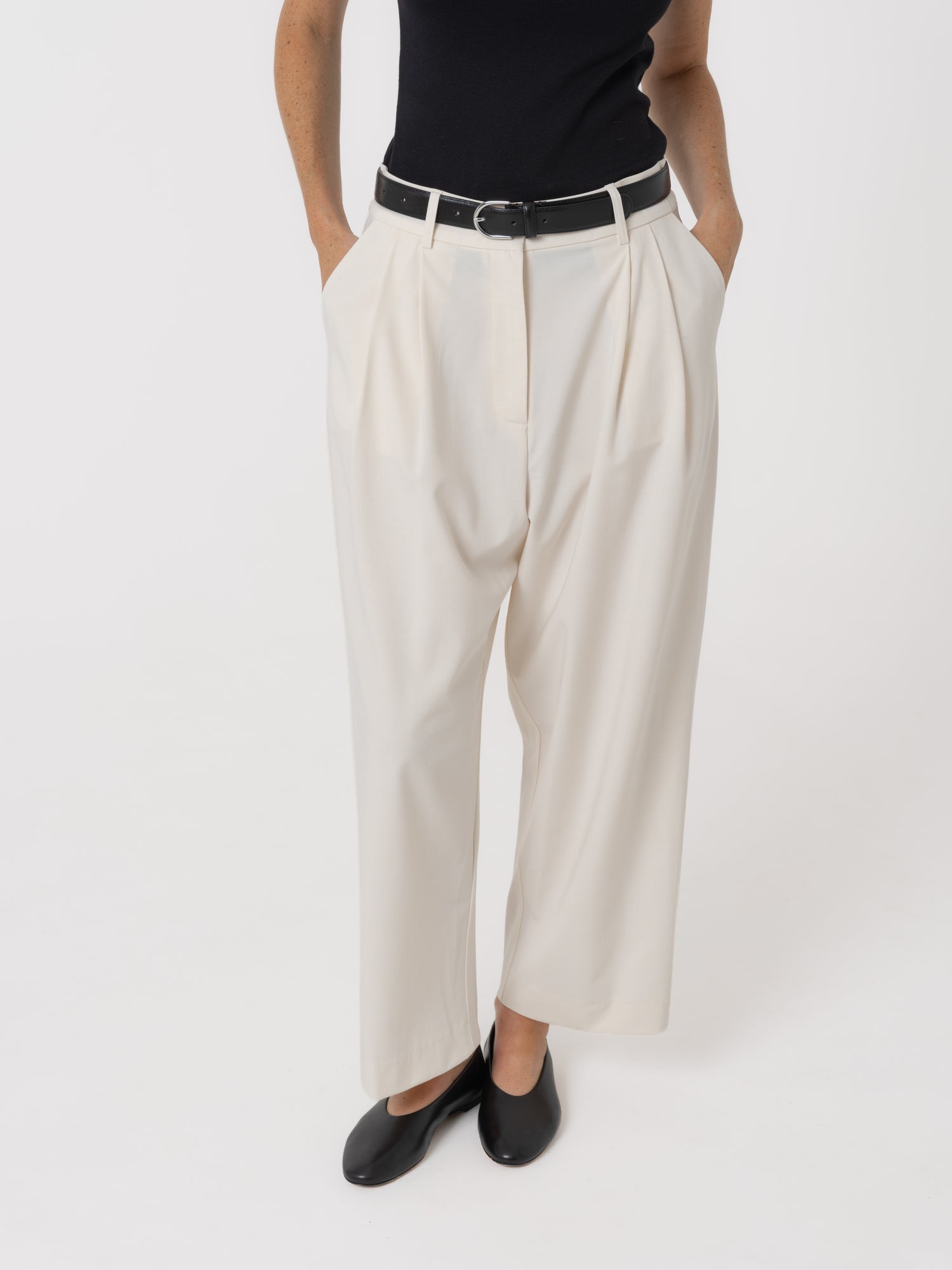 Cream Franck pants