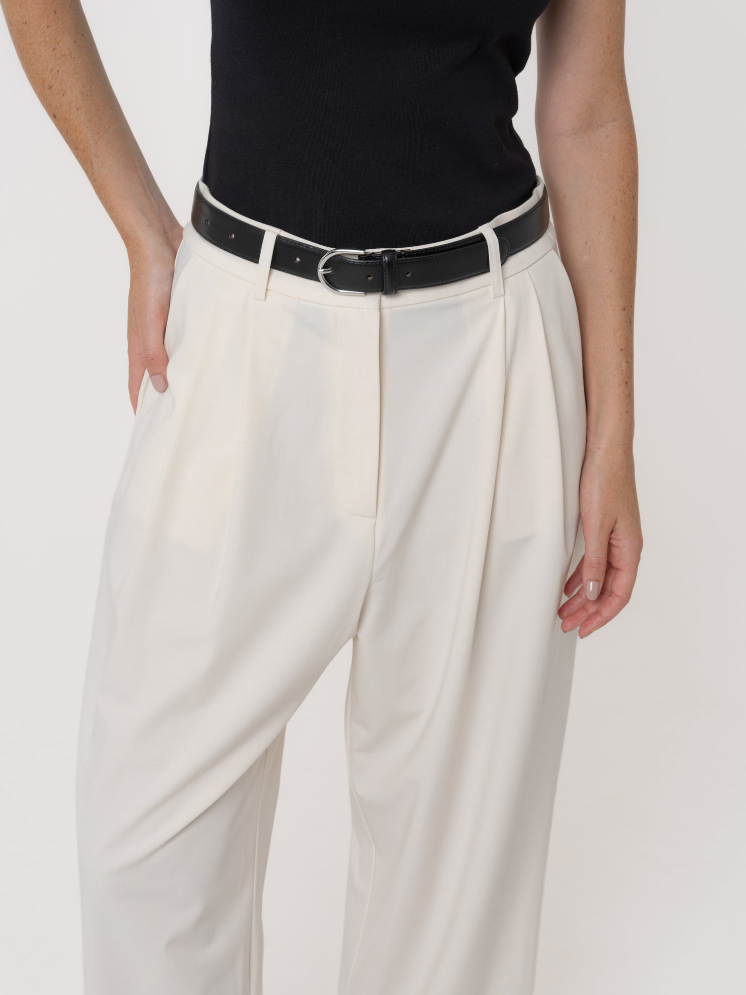 Cream Franck pants