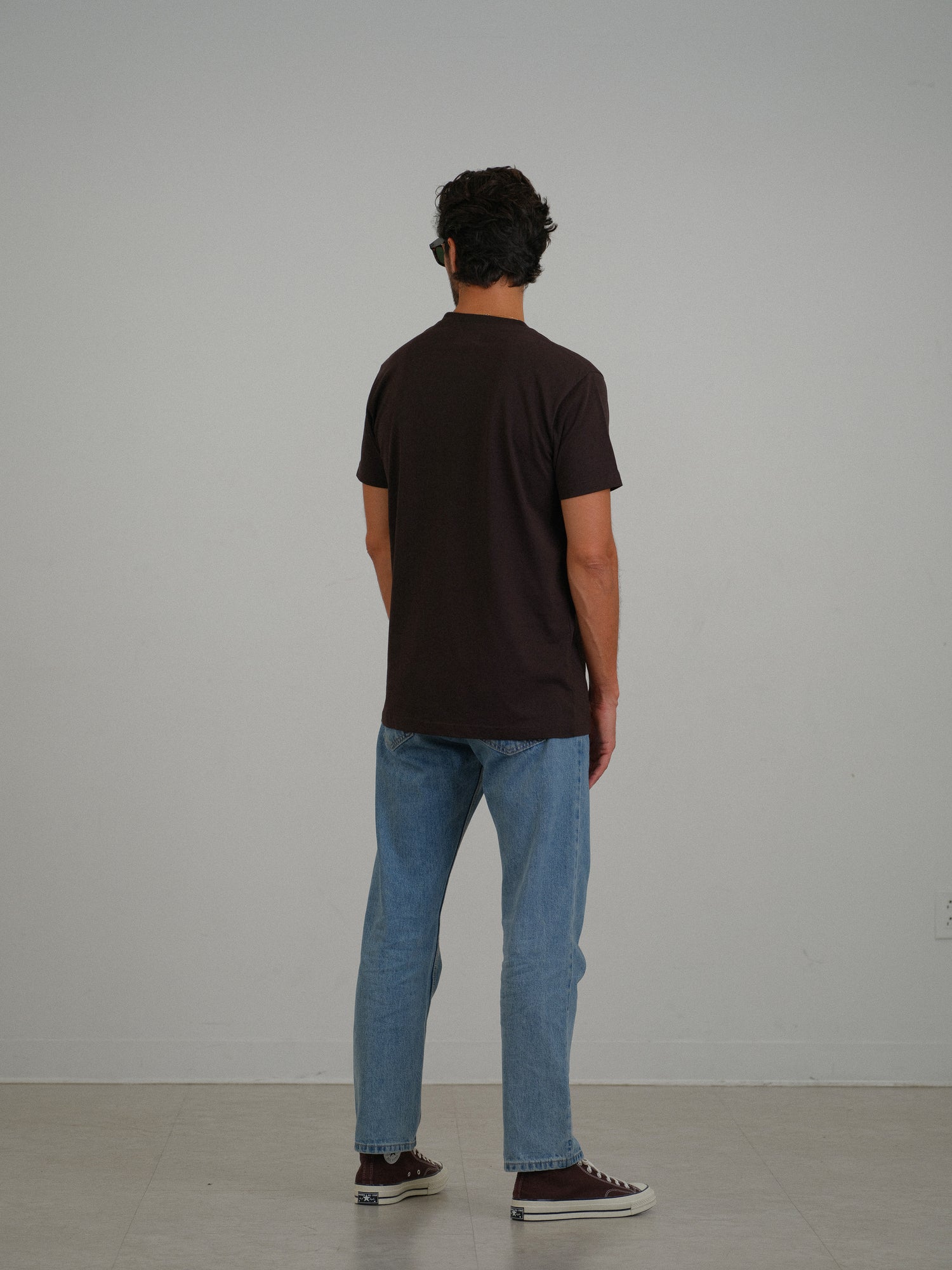 Men T-shirt brown