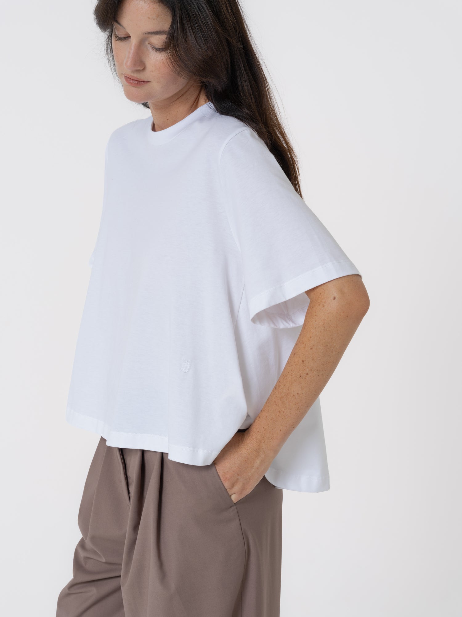 Jen T-Shirt white supima cotton