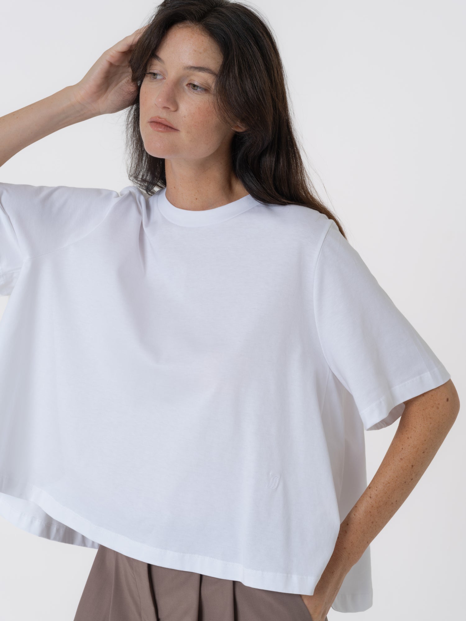 Jen T-Shirt white supima cotton