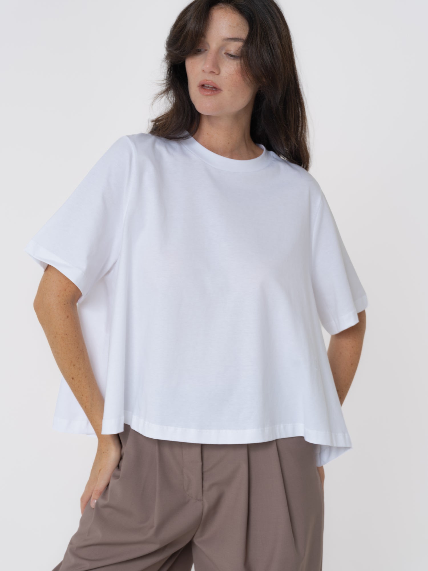 Jen T-Shirt white supima cotton