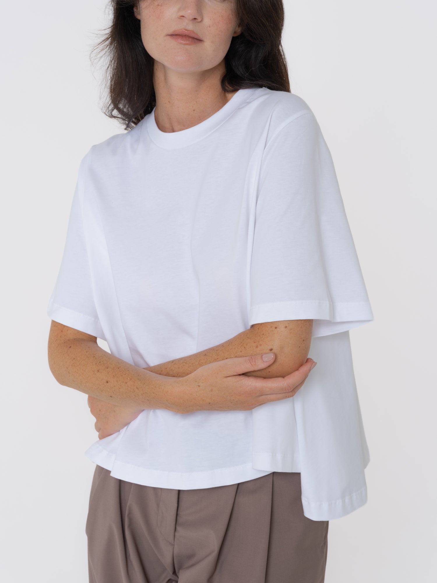 Jen T-Shirt white supima cotton