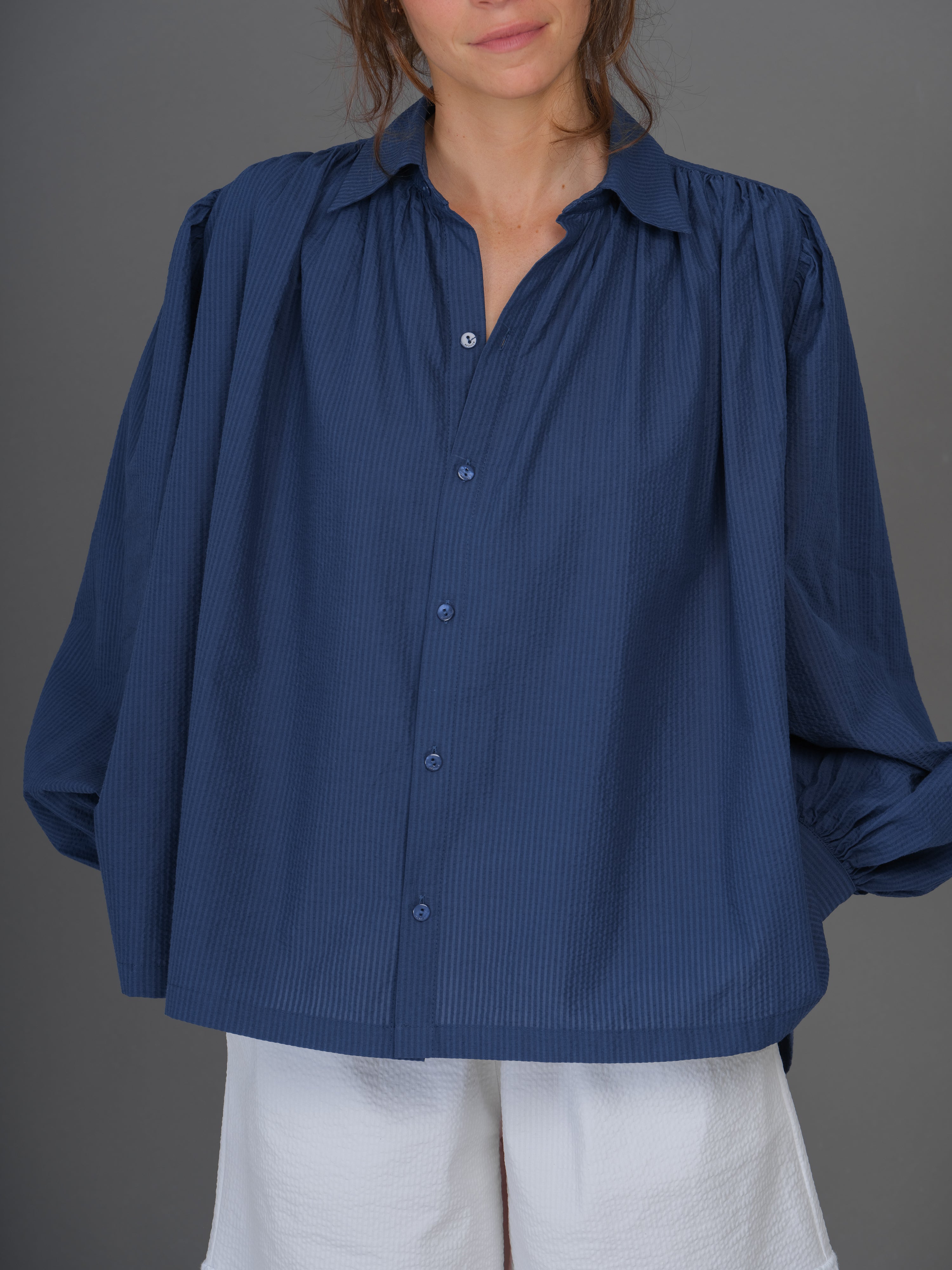CHEMISE CLAUDIA BLEUE