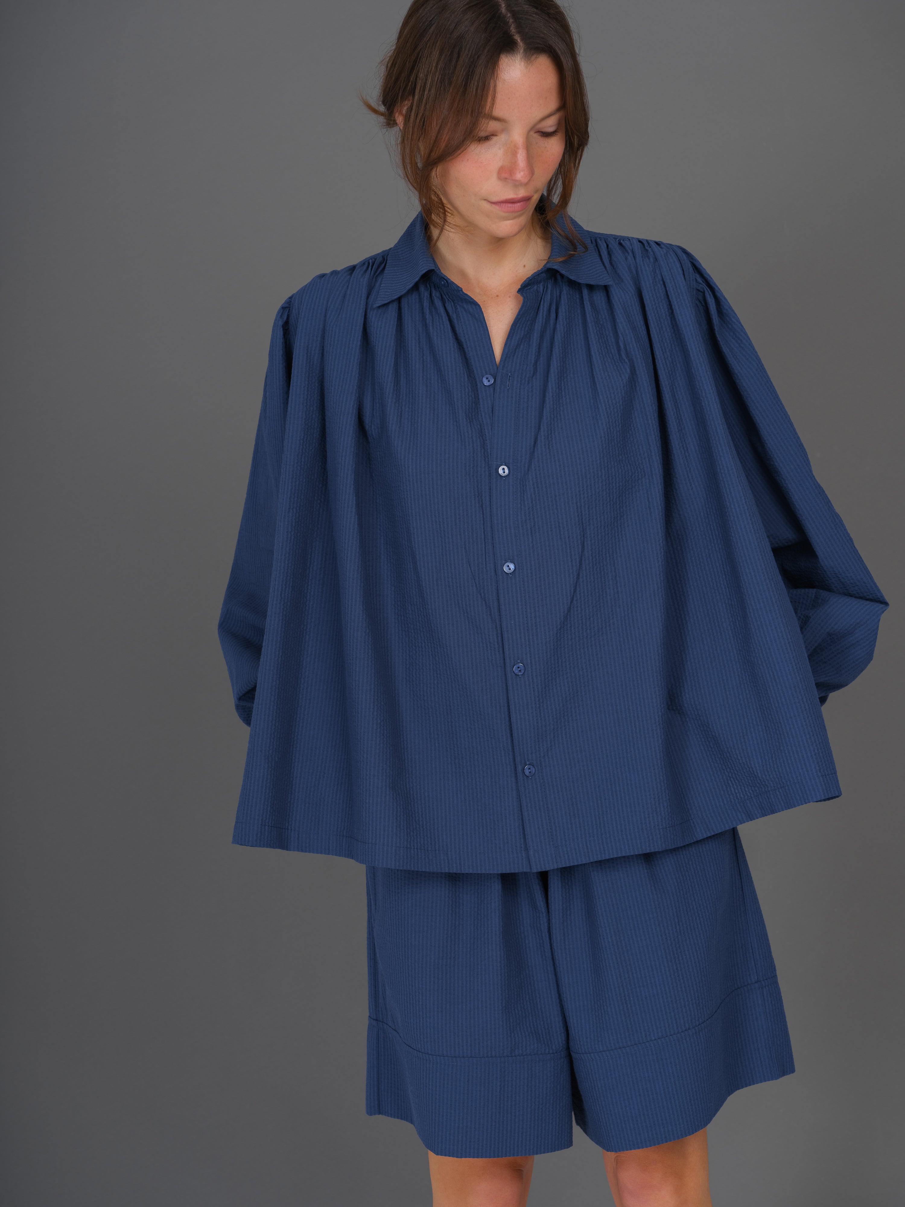CHEMISE CLAUDIA BLEUE
