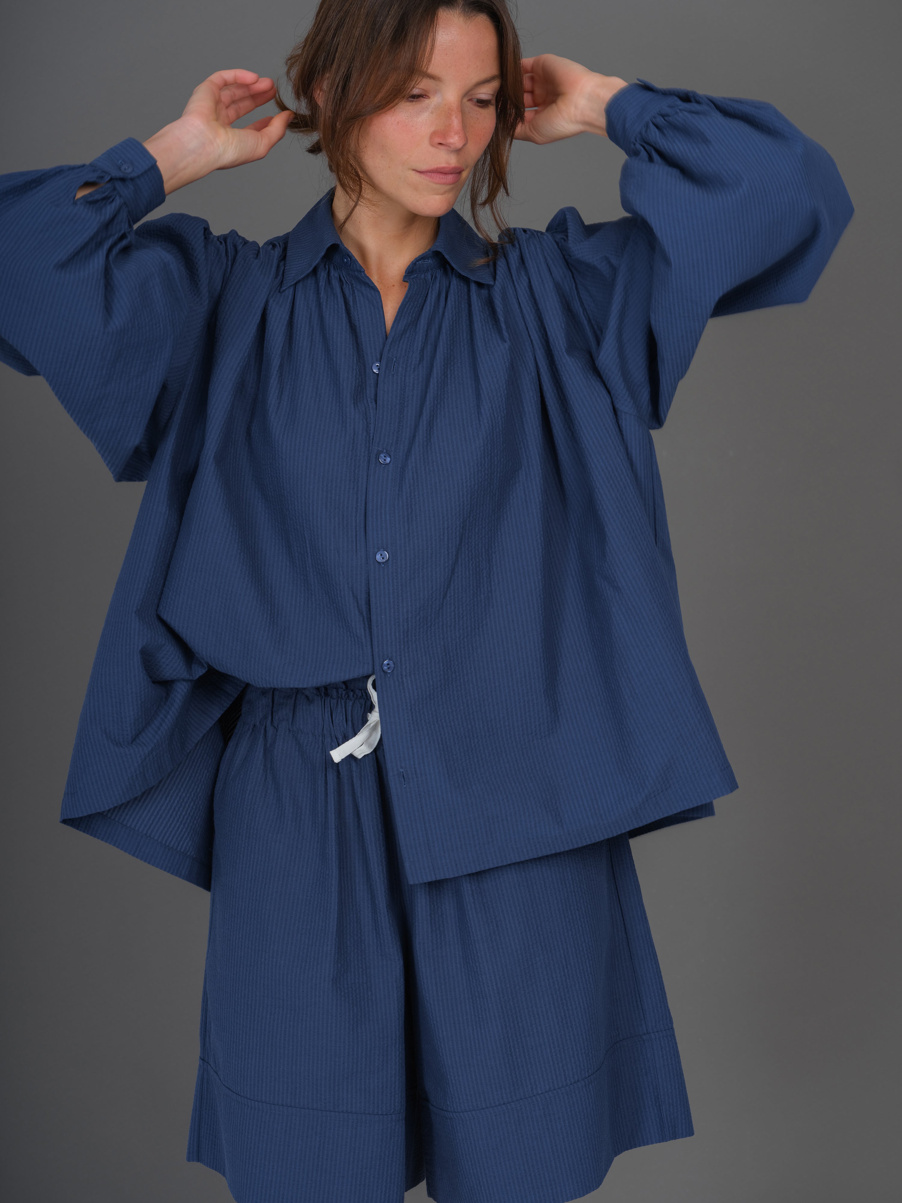 CHEMISE CLAUDIA BLEUE