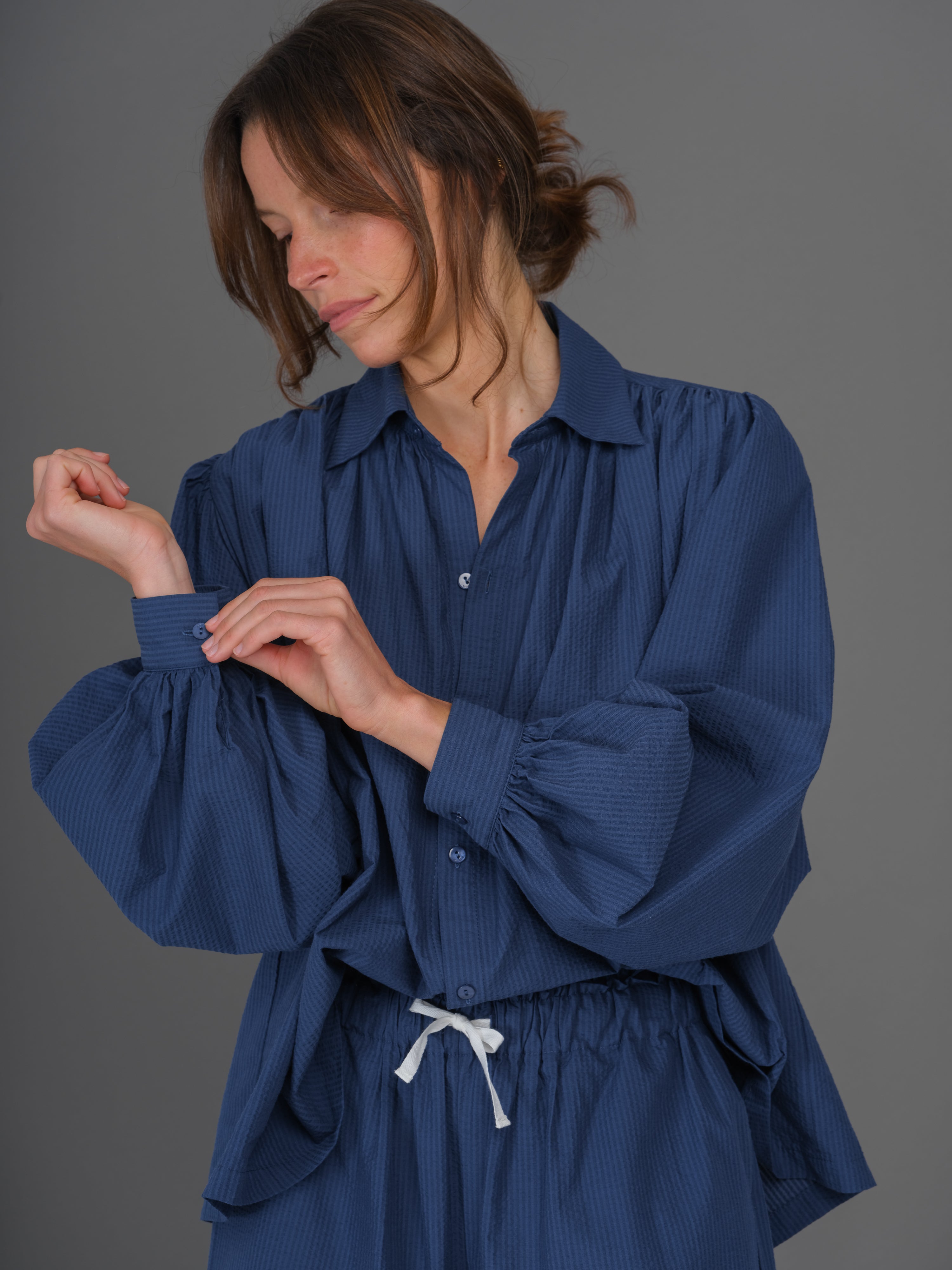 CHEMISE CLAUDIA BLEUE