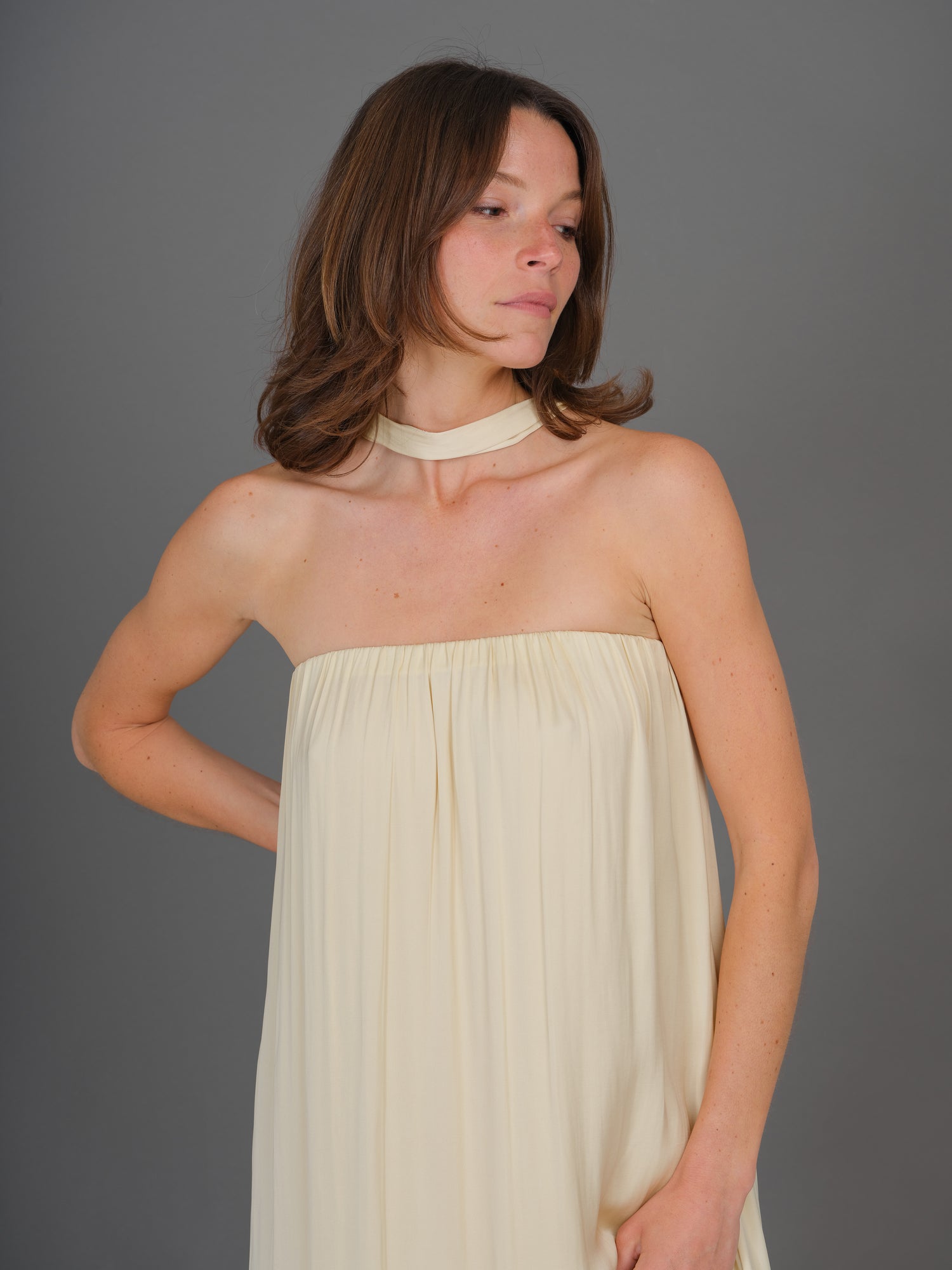 Donatella yellow dress