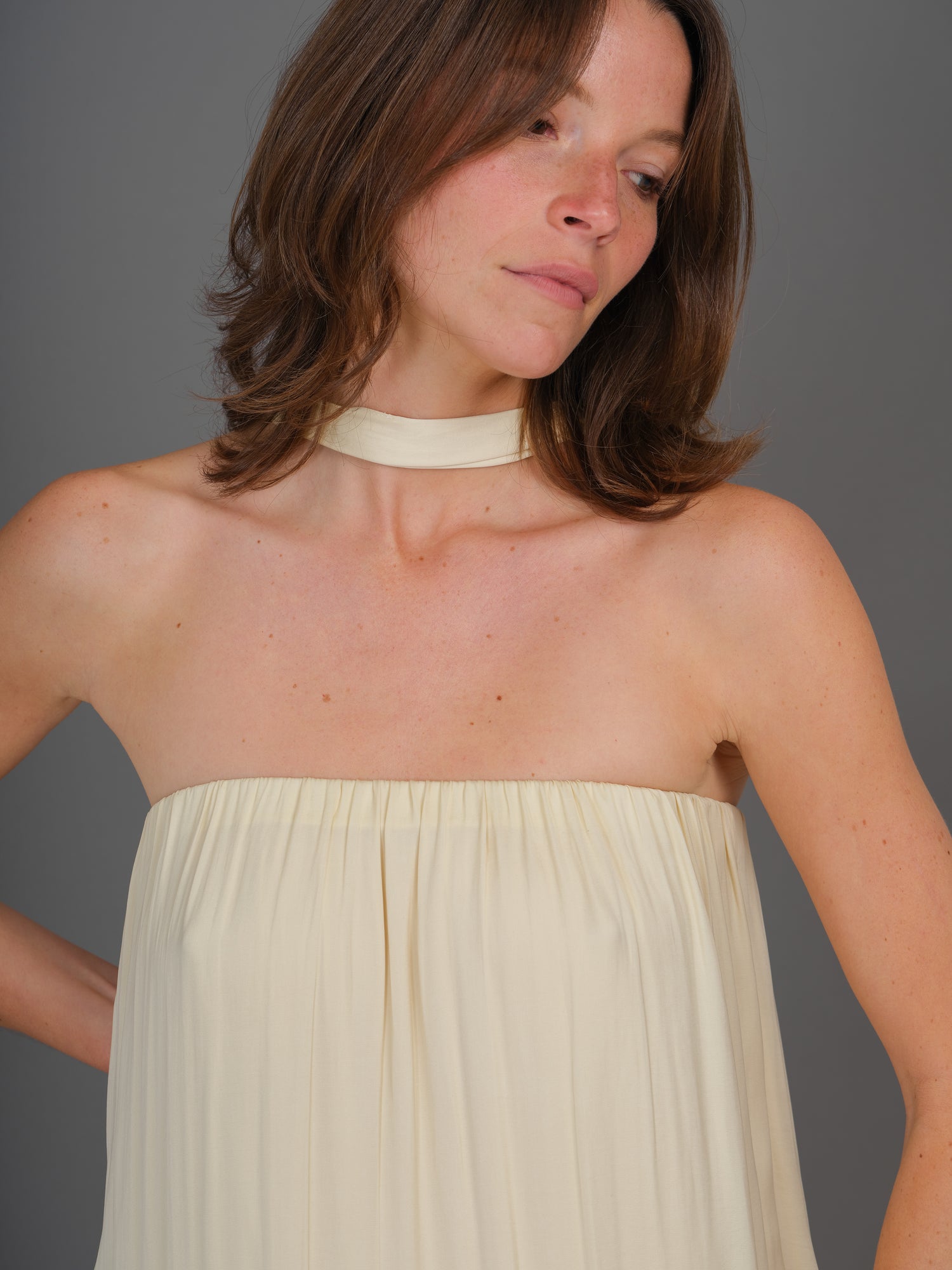 Donatella yellow dress