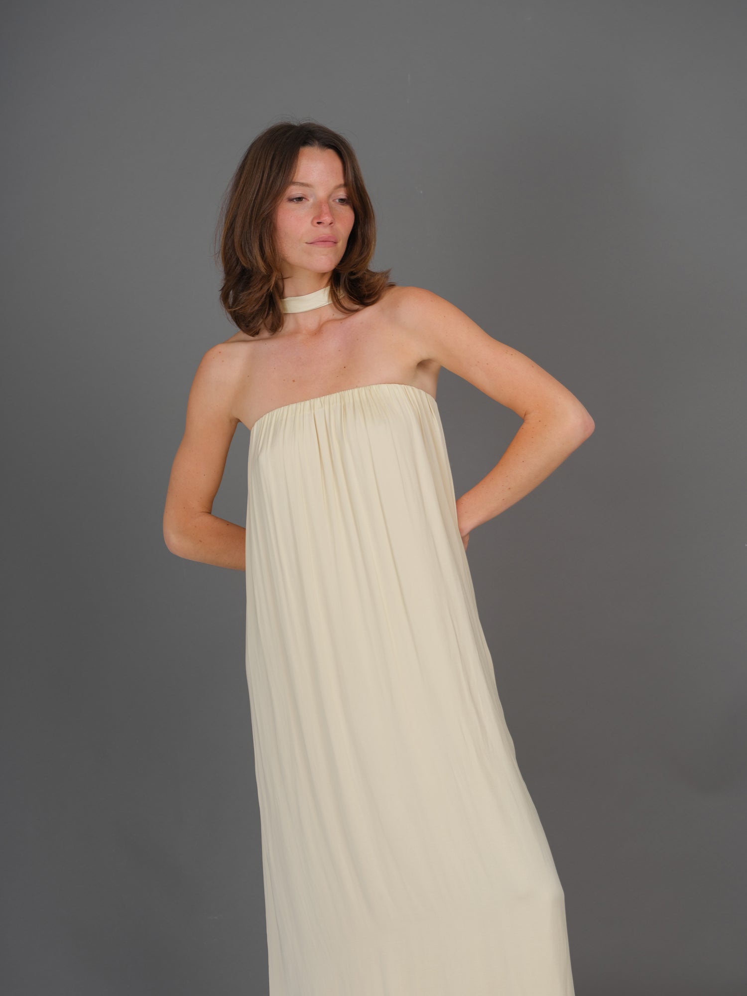 Donatella yellow dress