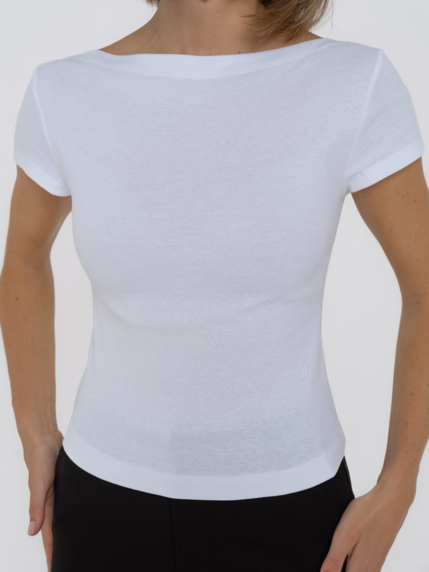 Boat tee white