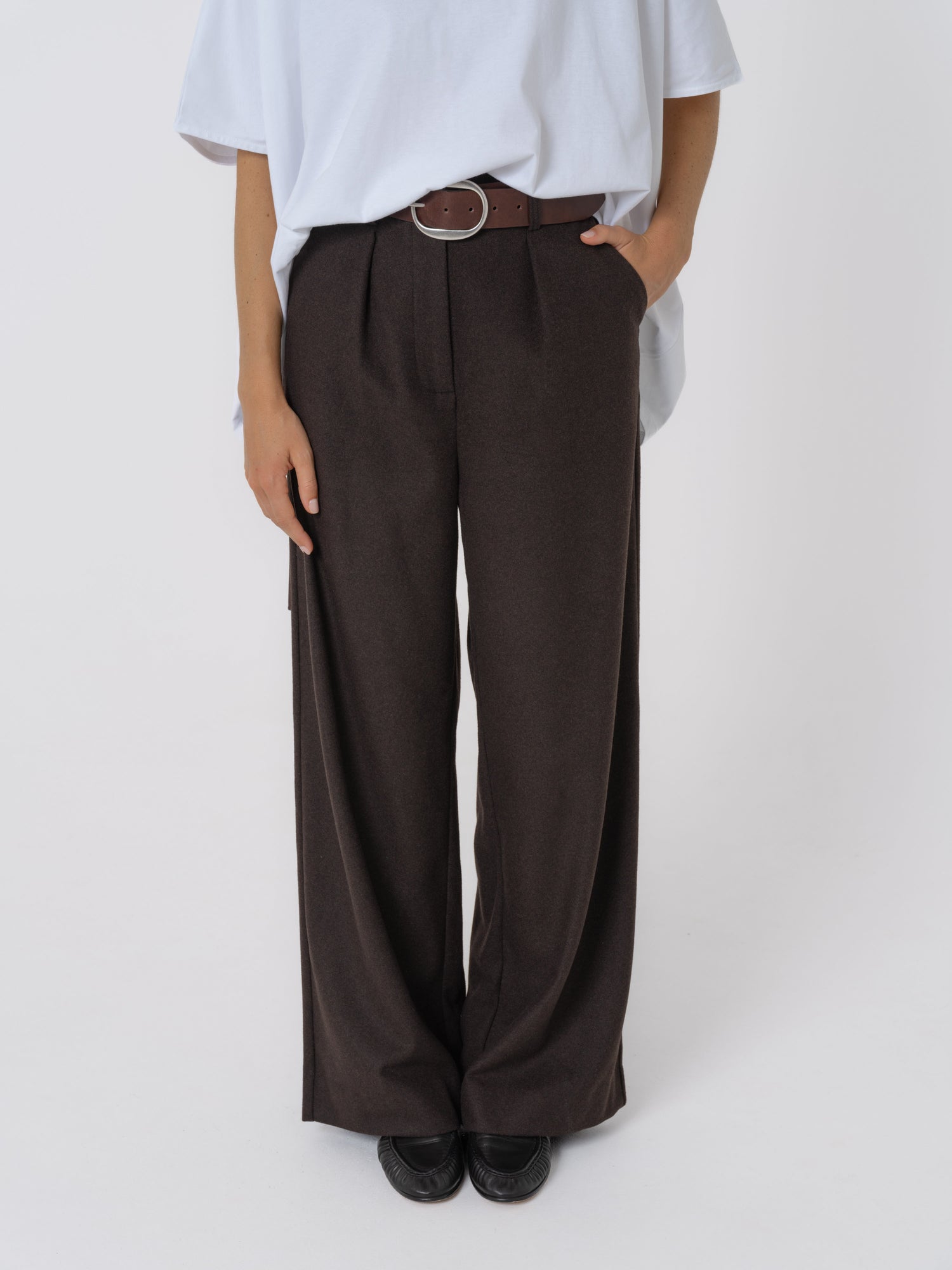 Pantalon Woody chocolat 