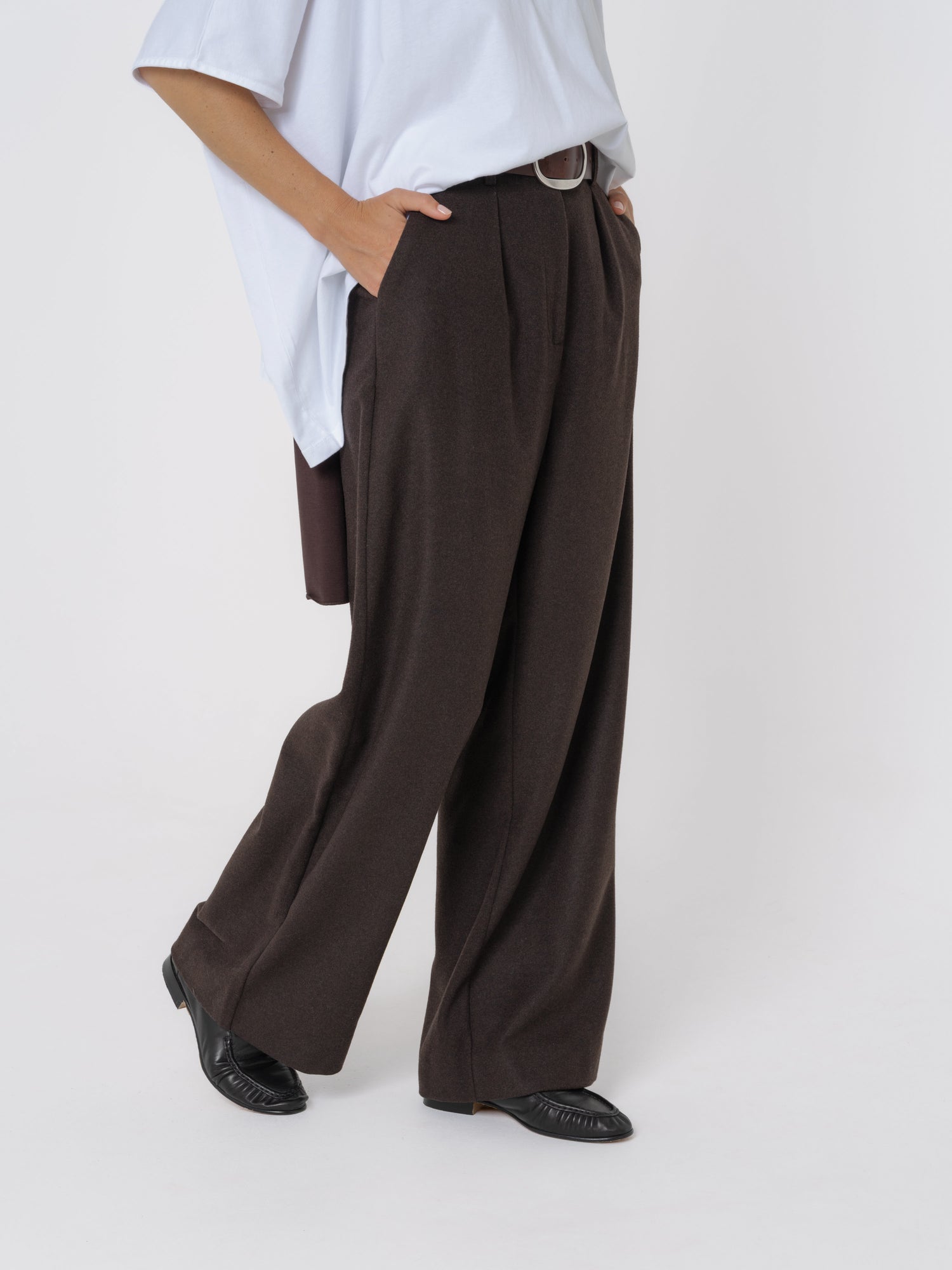 Pantalon Woody chocolat 