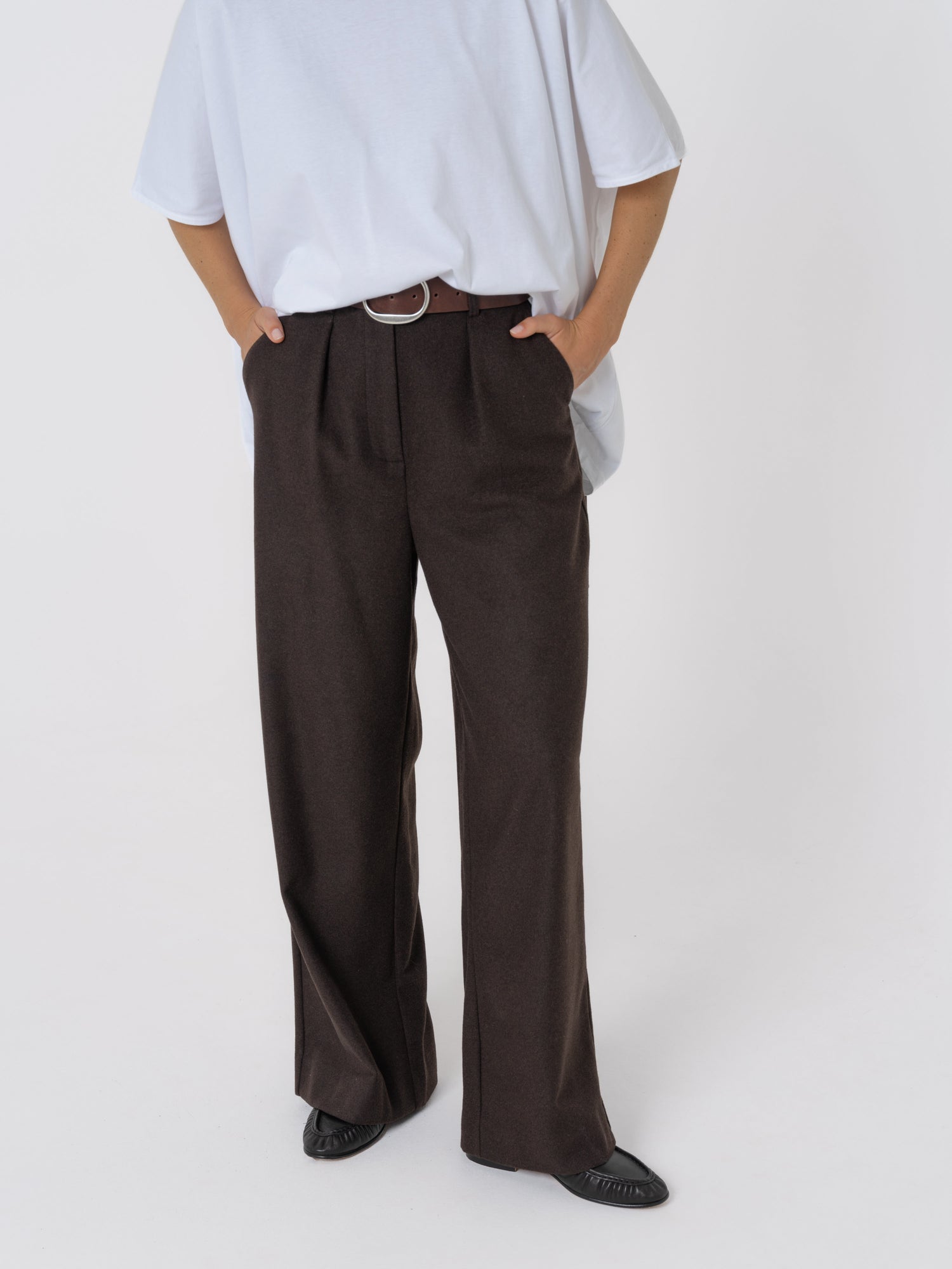 Pantalon Woody chocolat 