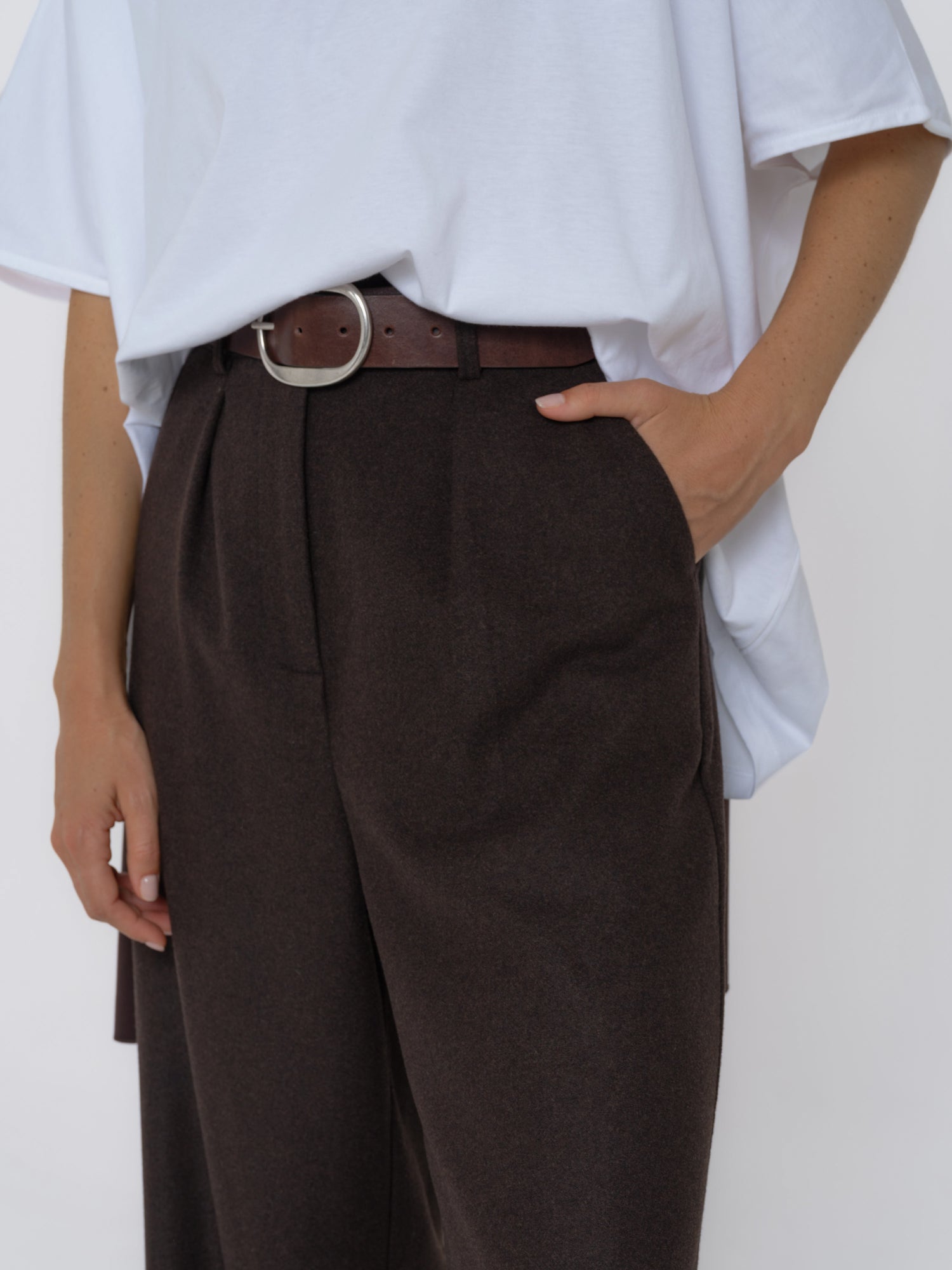 Pantalon Woody chocolat 