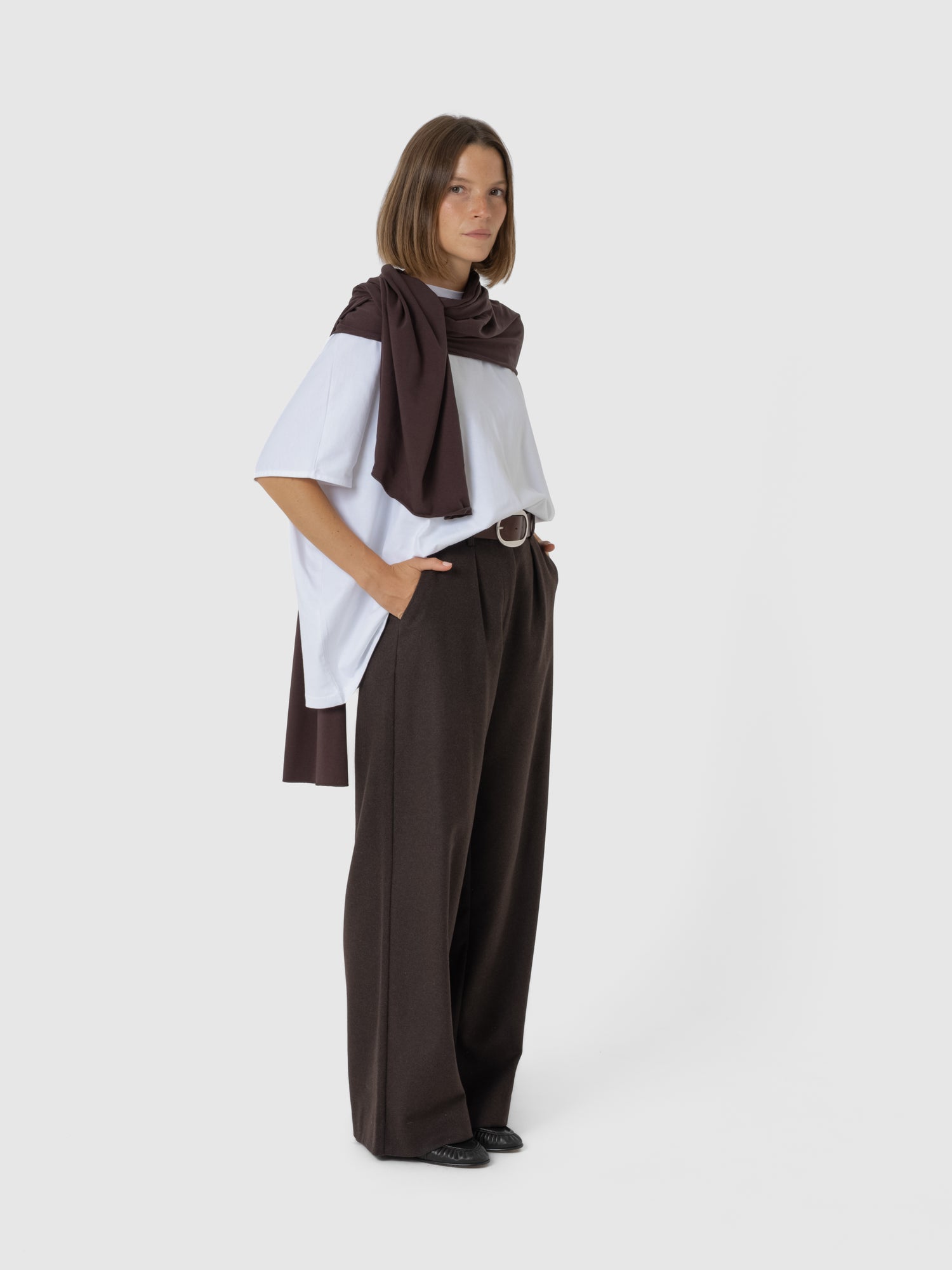 Pantalon Woody chocolat 