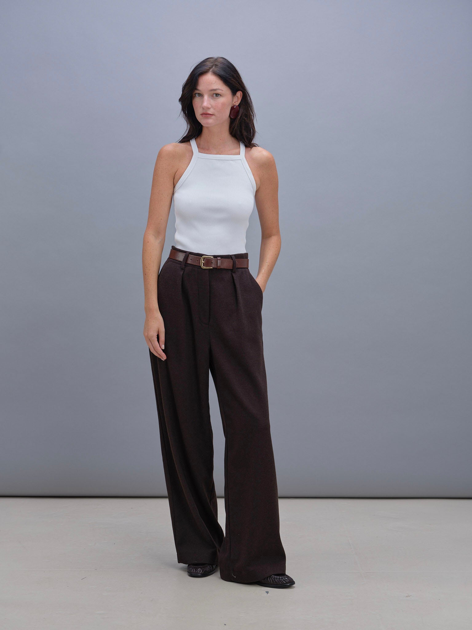 Woody pants brown