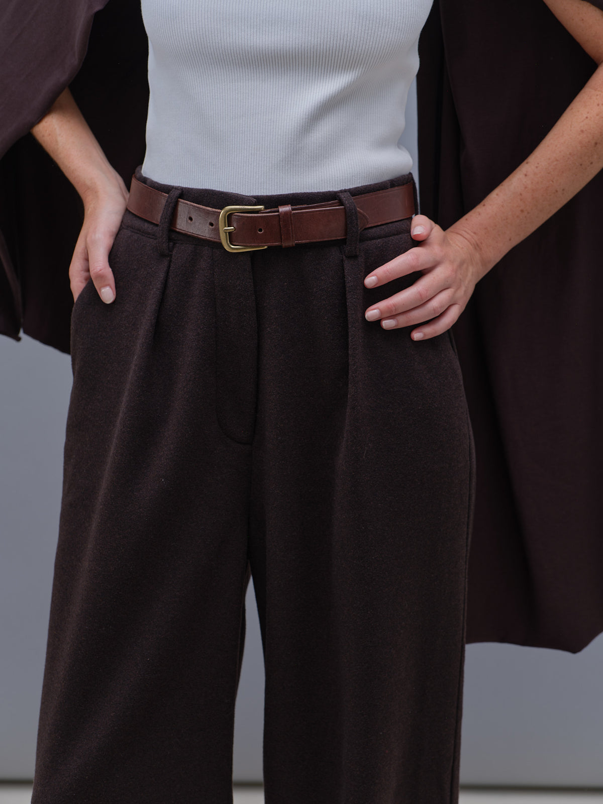 Woody pants brown