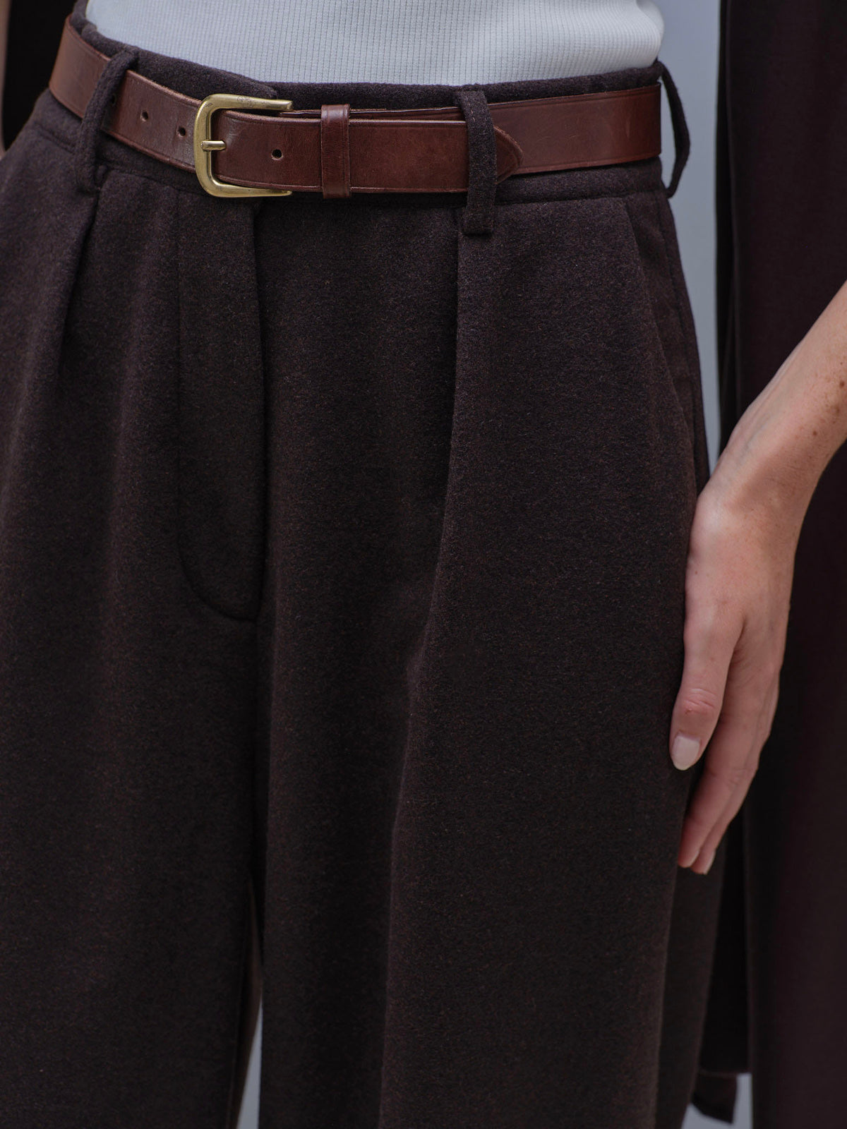 Woody pants brown