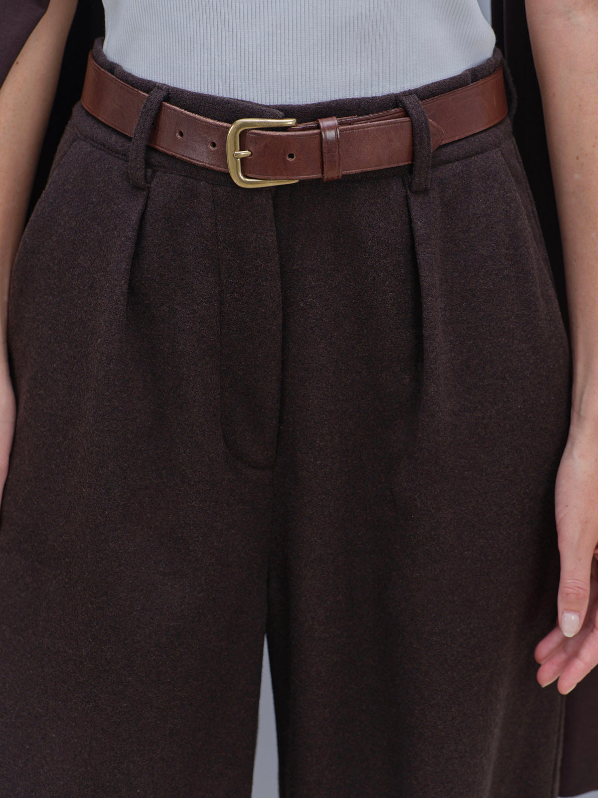 Woody pants brown