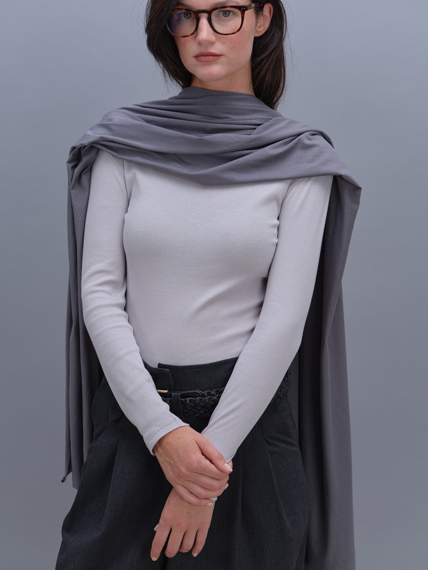 Demi scraf grey