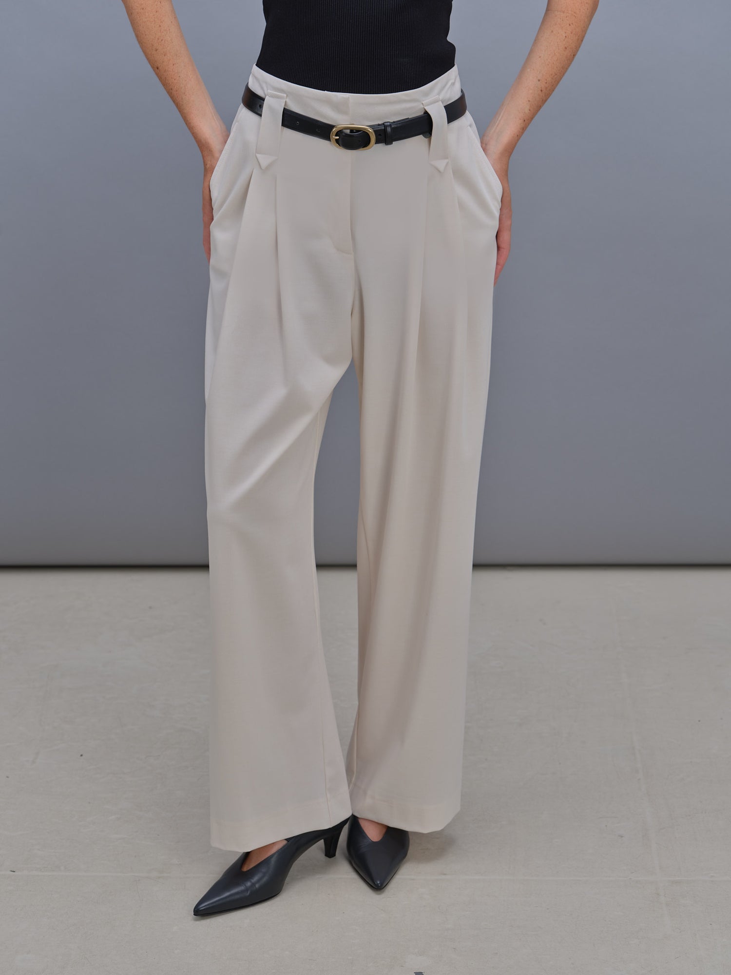 Pantalon André crème 