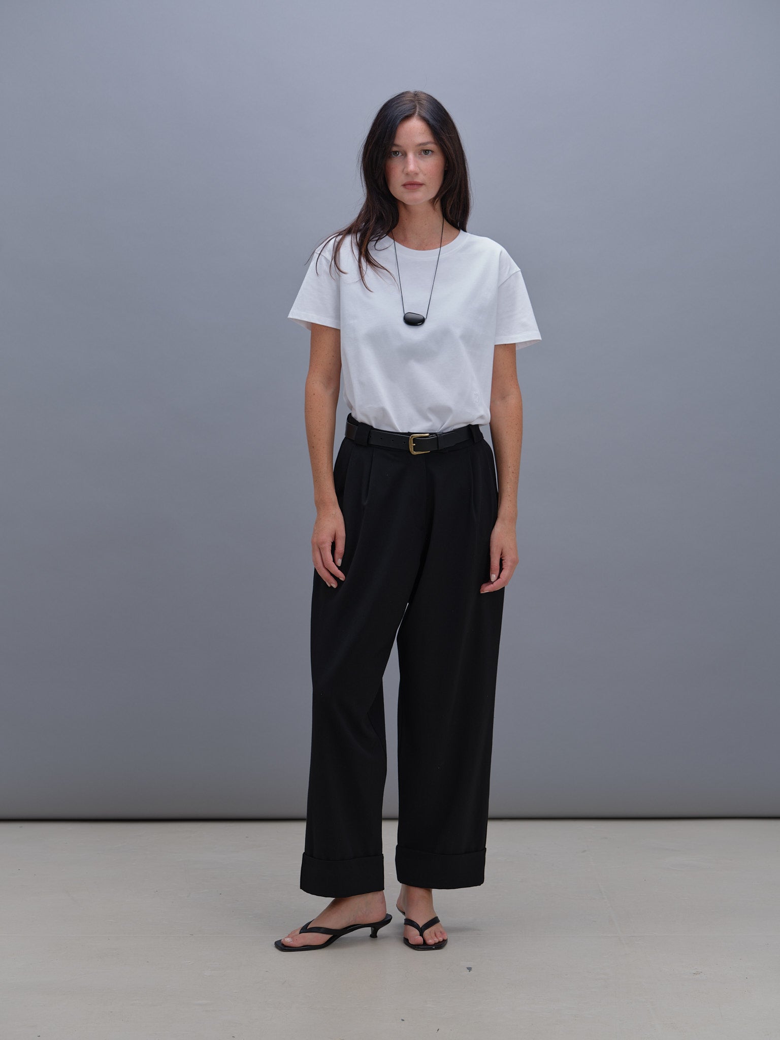 Lino pants black