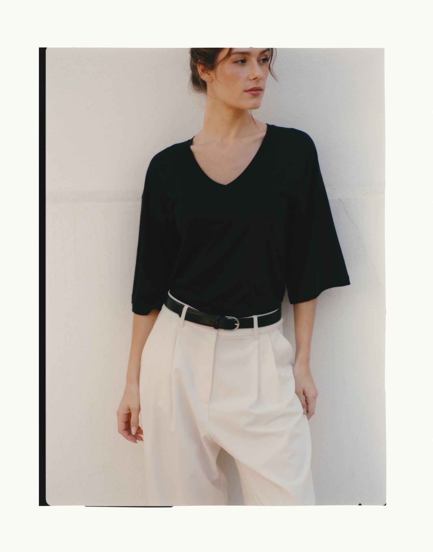 Louise tee black