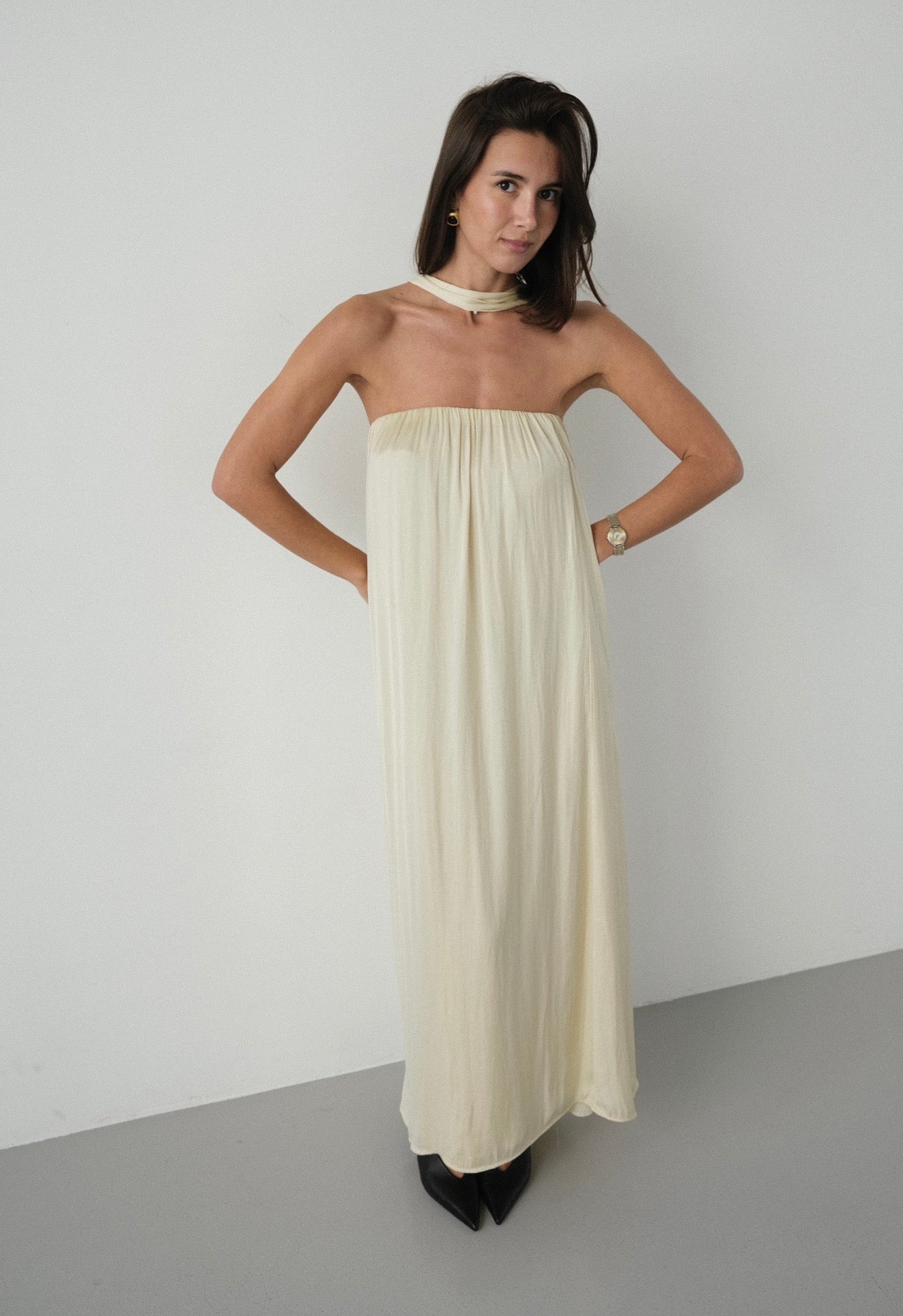 Donatella yellow dress