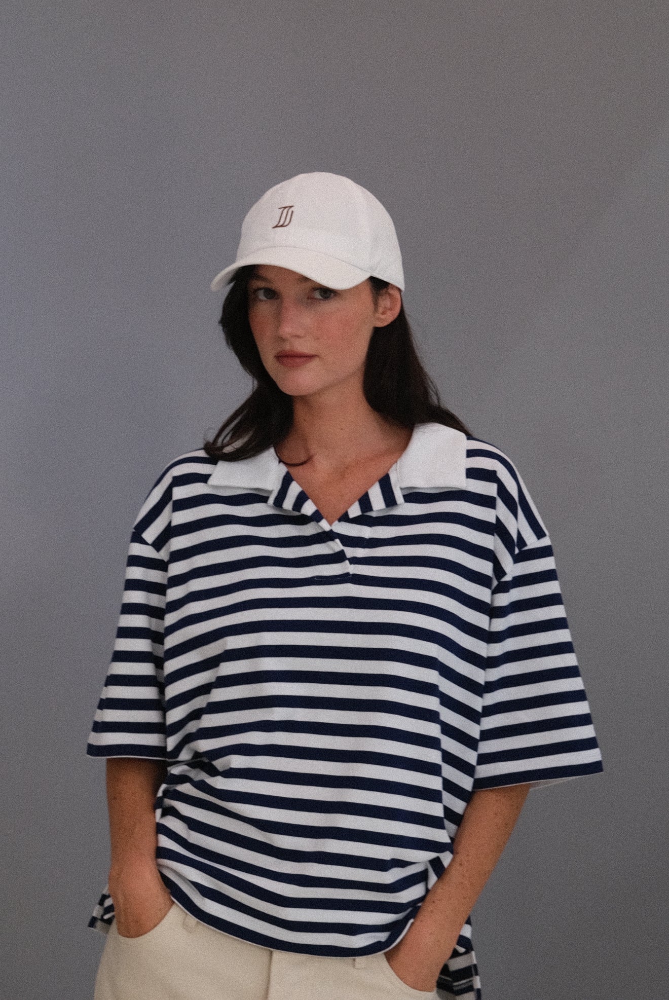 Charlie cap white