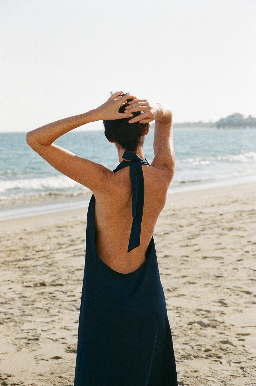 Cali dress navy blue