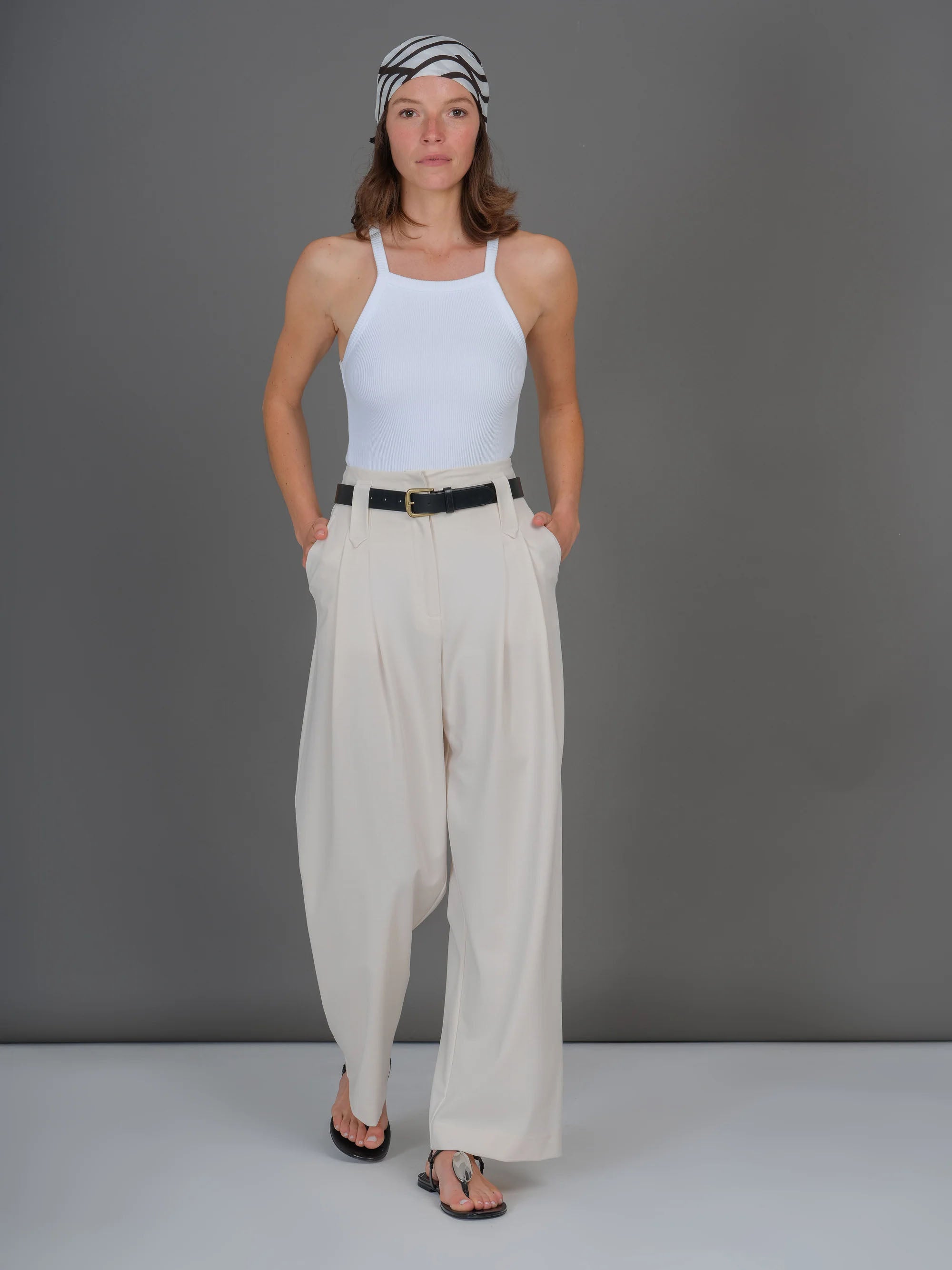 CREAM ANDRE PANTS