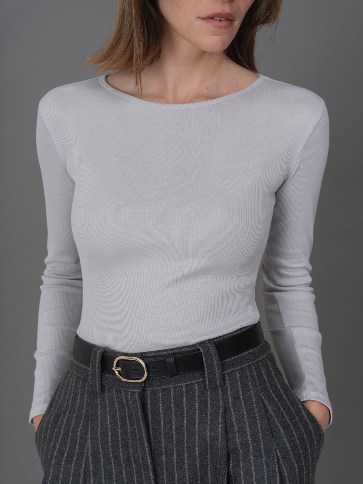 T-Shirt à manches longues Joe gris